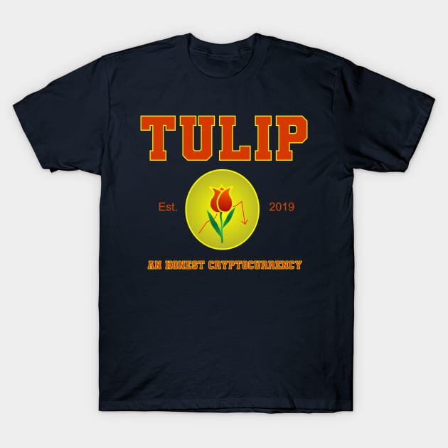 Tulip Cryptocurrency T-Shirt by MadmanDesigns